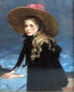Henri Evenepoel Henriette with the large hat oil painting
